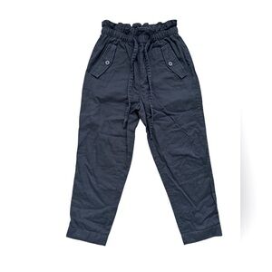 Ann Taylor Loft Petite Straight Elastic Paperbag Pull On Casual pants XS Petite